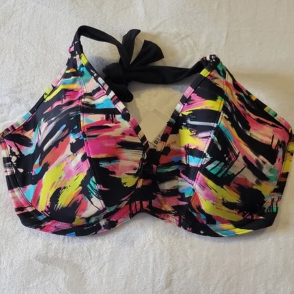 Freya Multi-Coloured Bikini Top - Picture 1 of 5